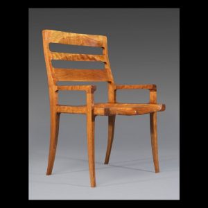 Michael Doerr WoodworkingHigh-back “St. Louis Chair” Cherry wood