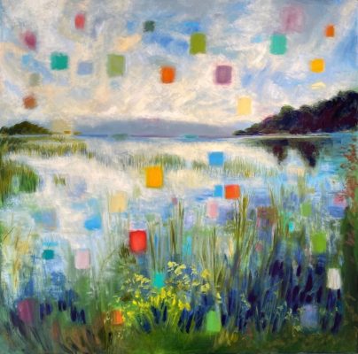 "Evening Marsh" <br>Oil Painting <br>36"x36"