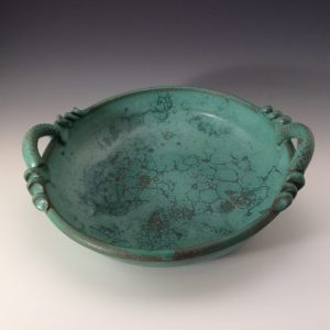 Jeanne Demers "Weathered Bronze Serving Dish" Ceramics