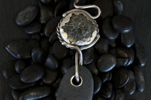 Necklace with Silver and Door County Stones, Jewelry