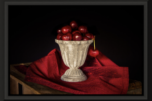 Mike Caplan "Cherry Chalice" photography 24x36
