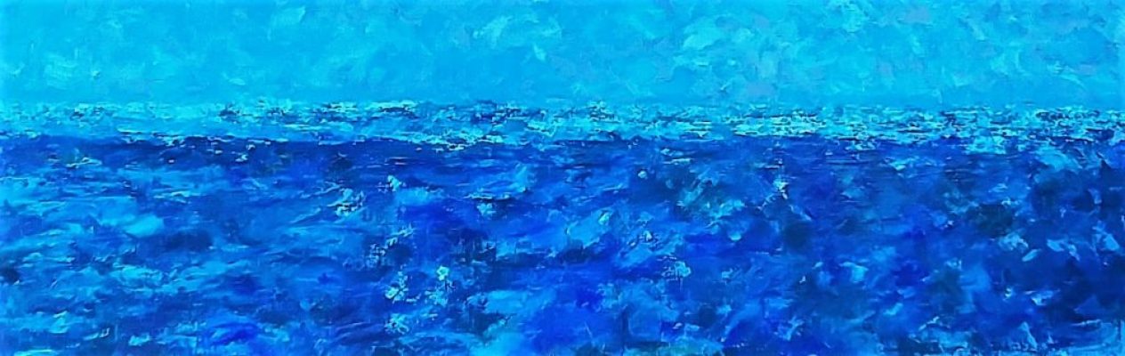 Monica Ramirez<br/>Wind Change On The Bay<br/>Acrylic<br/>10x30