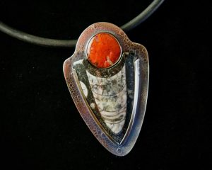 Joe Taylor-Sterling and Fossil Pendant-48mmX55mm