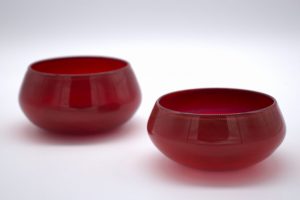 Chelsea Littman-copper ruby-blown glass-2.5x5x5