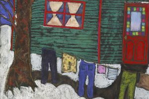 Holly Hebel-Green House Laundry-Pastel-22 x 30
