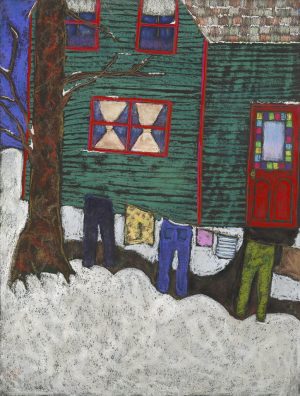 Holly Hebel-Green House Laundry-Pastel-22 x 30