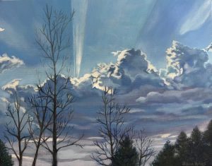 Jeanne Kuhns - Glorious Clouds- 24 X 24