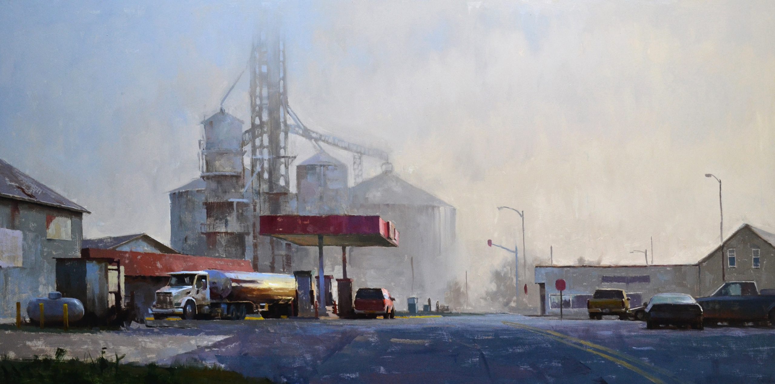 Marc Anderson-Giants of Little America-Oil painting-24x48