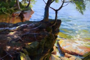 Marc Anderson-Lake Shore Medley-oil painting-20x16
