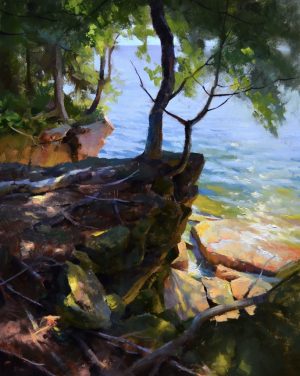 Marc Anderson-Lake Shore Medley-oil painting-20x16