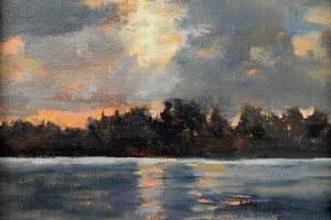 Pam Flanders- Memorable Sunset- Oil- 8x6