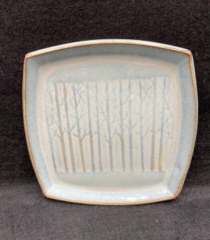 Barbara Lee Shakal-ceramic plate-10 x 10 inches