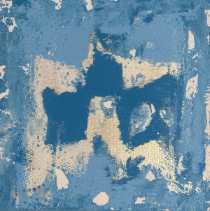 Monica Ramirez-Blue Rorschach-Acrylic-8x8