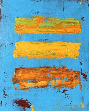 Pat Olson-Bars of Color-acrylic-8x10