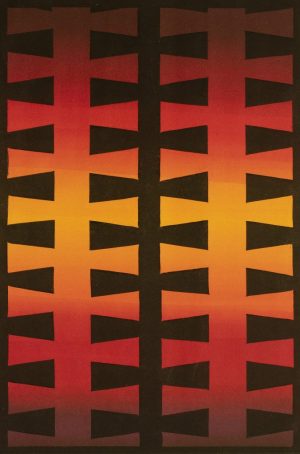 Dale Vandenhouten-Native Rhythms I-monoprint-8X12 Dale Vandenhouten-Native Rhythms I-monoprint-8X12