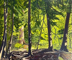 JeanneKuhns_Settled in Paradise_acrylic_24”x30”