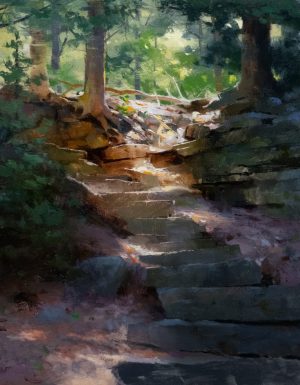 Light Descending a Staircase Light Descending a Staircase
